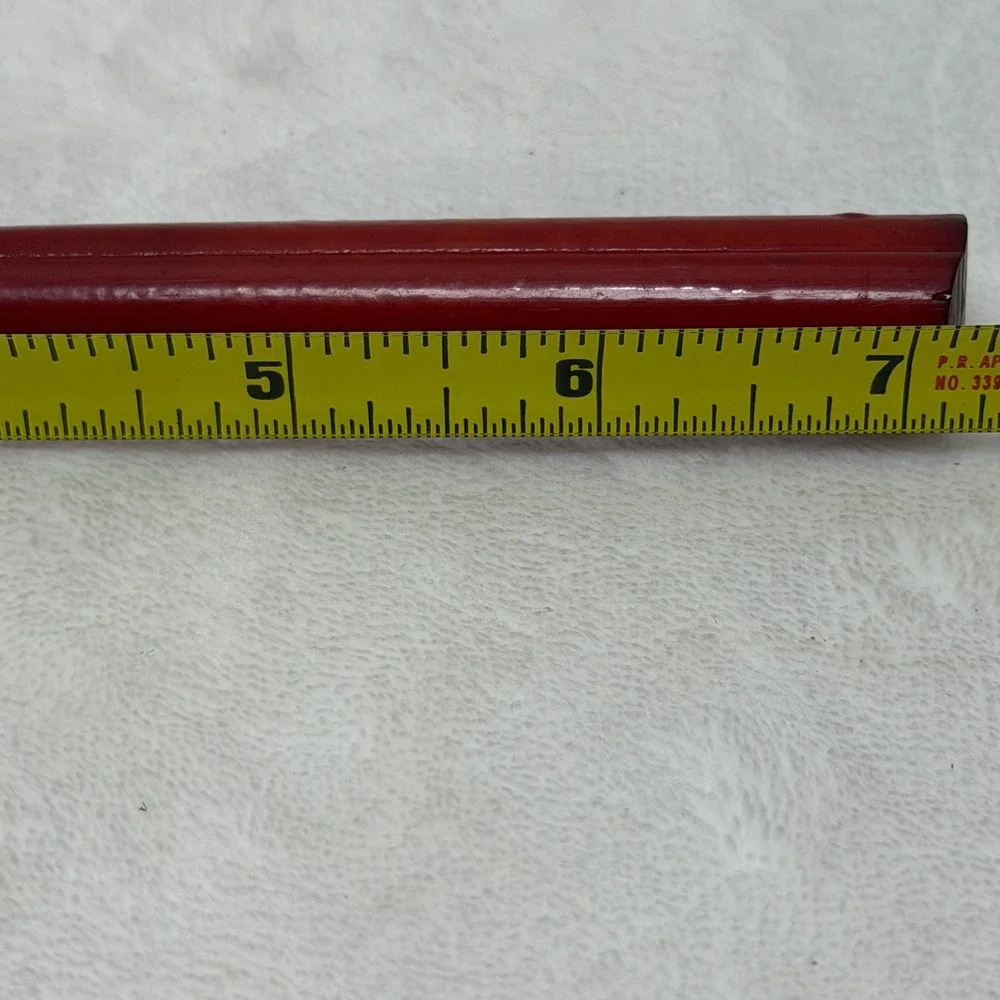 VTG Red Bakelite‎ Handle Serrated Apple Corer Peeler Farmhouse Grannycore